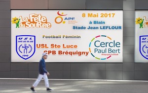 08.05.2017 - Match de Gala Féminin ! USL Ste Luce - CPB Bréquigny 