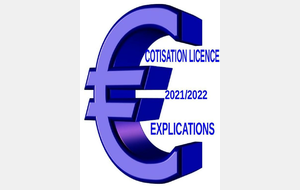 Cotisation licence 2021/2022