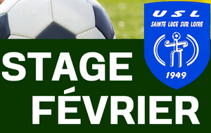 STAGE DE FEVRIER