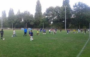 U10-11 1er entrainement de la saison le 3/09