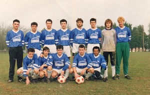 Seniors A - Entraîneur Christian Johan - 1991-1992