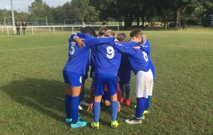 Matchs du 28-09-19: 2 victoires 3-0 et 11-0 pour les U11 A