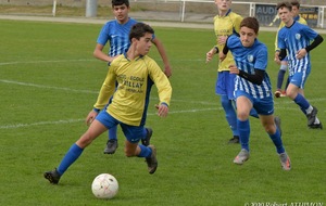Victoire 5-2 des U15 en jaune, contre Nantes Pin-Sec le samedi 17 octobe au stade municipal.
