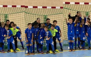 Les U11 vainqueurs du tournoi  Argent  à Rezé - 06/11/2021