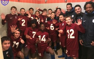 28.01.2023 Victoire 6-0 et qualification pour le prochain tour de la Coupe U15