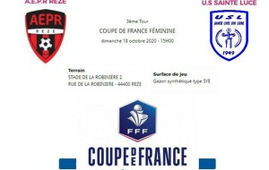 Coupe de France Féminine TOUR 3