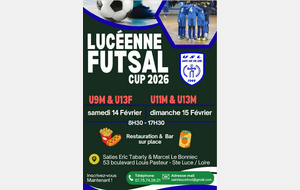 Lucéenne Futsal CUP 2026 - U11M / U13M