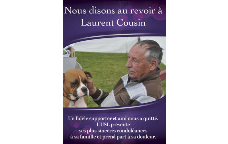 Décès de Laurent Cousin