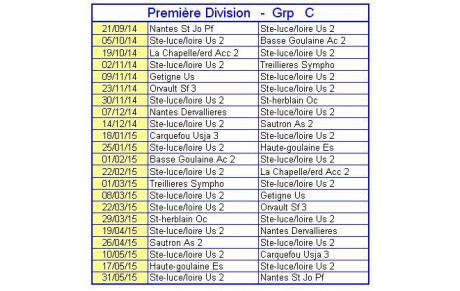 CHAMPIONNAT   1ère Division 