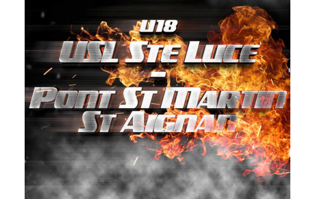 27.05.2018 - U18 USL - Pont St Martin St Aignan