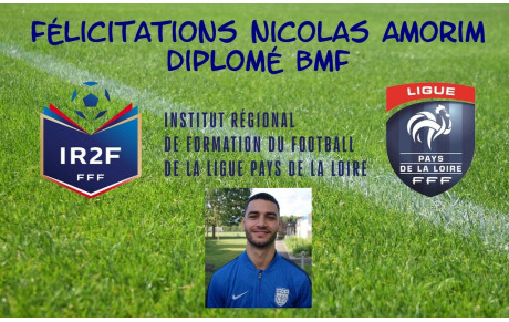 Diplômé BMF !