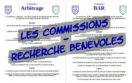 SANS BENEVOLES PAS DE FOOTBALL