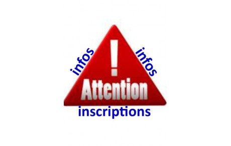 INFOS INSCRIPTIONS 2023/2024
