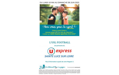 U EXPRESS PARTICIPE AU FINANCEMENT DE VOTRE LICENCE!