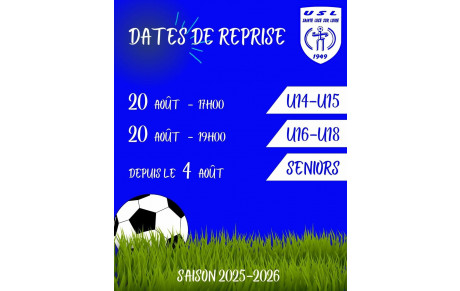 PROGRAMME DE REPRISE - FOOT A 11