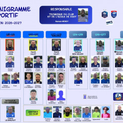 ORGANIGRAMME SPORTIF 2026-2027