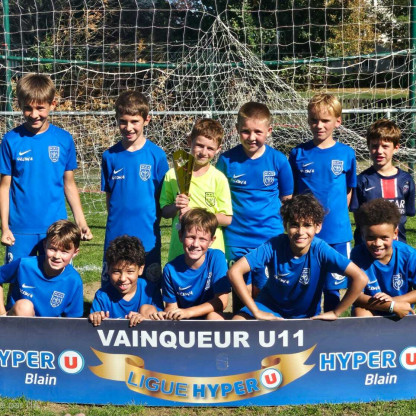 U11 2026-2027 - Nos 𝐔𝟏𝟎-𝐔𝟏𝟏 Vainqueur du tournoi LIGUE HYPER U de l' ES Blain 05/09